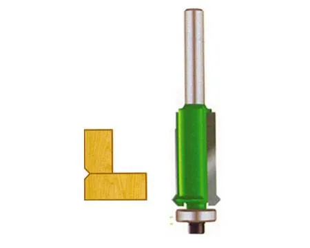 Flush Trim "V" Groove Bit With Bearing